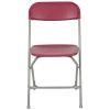 Hercules‚Ñ¢ Series Plastic Folding Chair - Red - 650LB Weight Capacity Comfortable Event Chair - Lightweight Folding Chair -