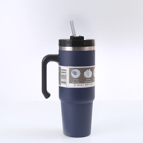 Cup Car With Handle Straw Cup