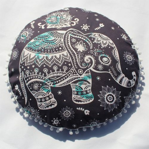 Flower Round Seat Cover Furniture Cushion Case Flower Round Seat Cover Furniture Cushion Case