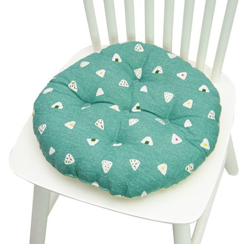 Printed Polyester Linen Cotton And Linen Five-circle Chair Cushion Bay Window Round