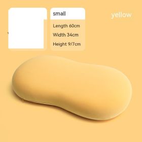 Cat Belly Pillow Cat Pillow Memory Pillow Sleeping Cute (Option: Golden Yellow Small Size-As Shown In The Figure)